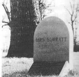 Mrs. Surratt's tombstone