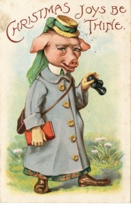 Vintage Christmas--Pigman